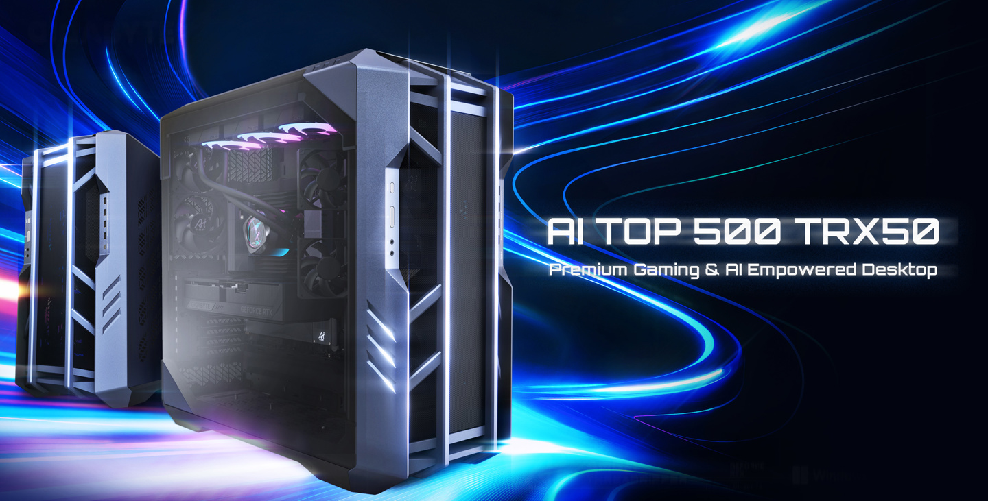 技嘉推出 AI TOP 500 TRX50 台式电脑，配备 768GB 内存 + RTX 5090